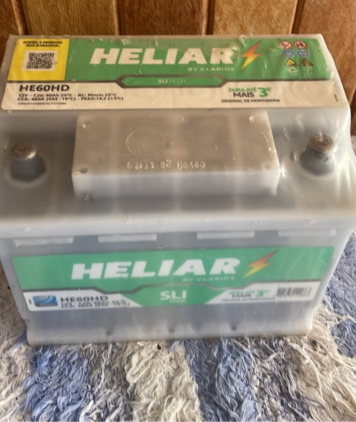 Bateria Heliar 60ah