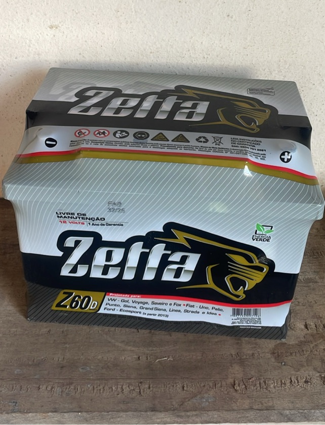 Bateria Zetta 60ah