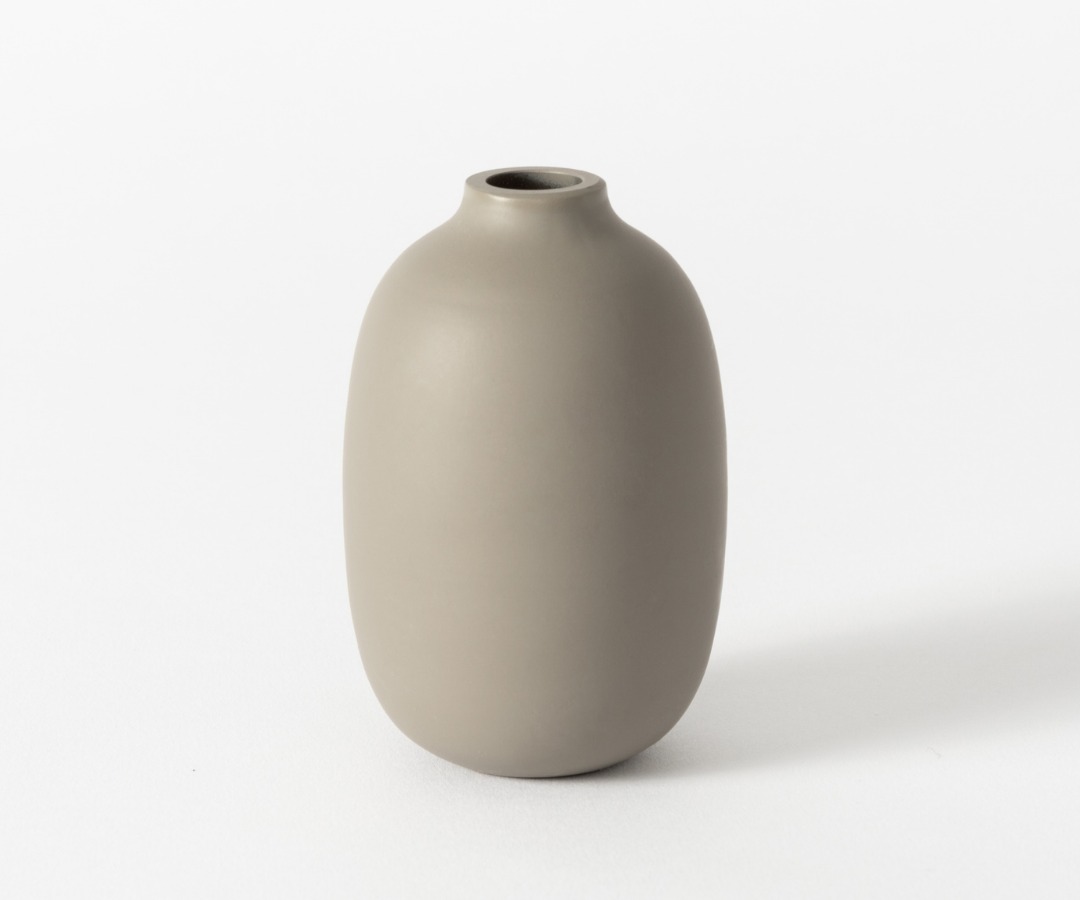 Grey Mud Vase