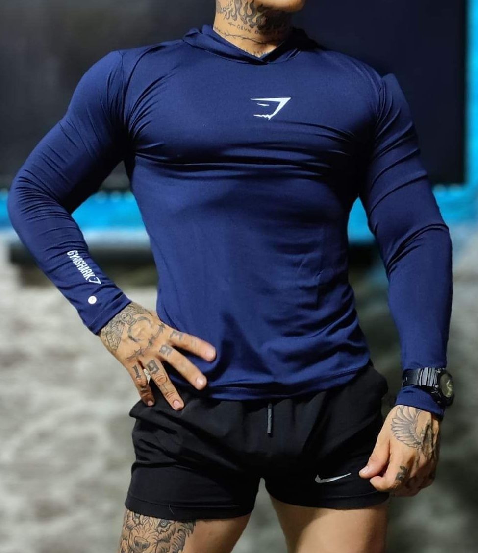 COMPRESOR GYMSHARK MANGA LARGA