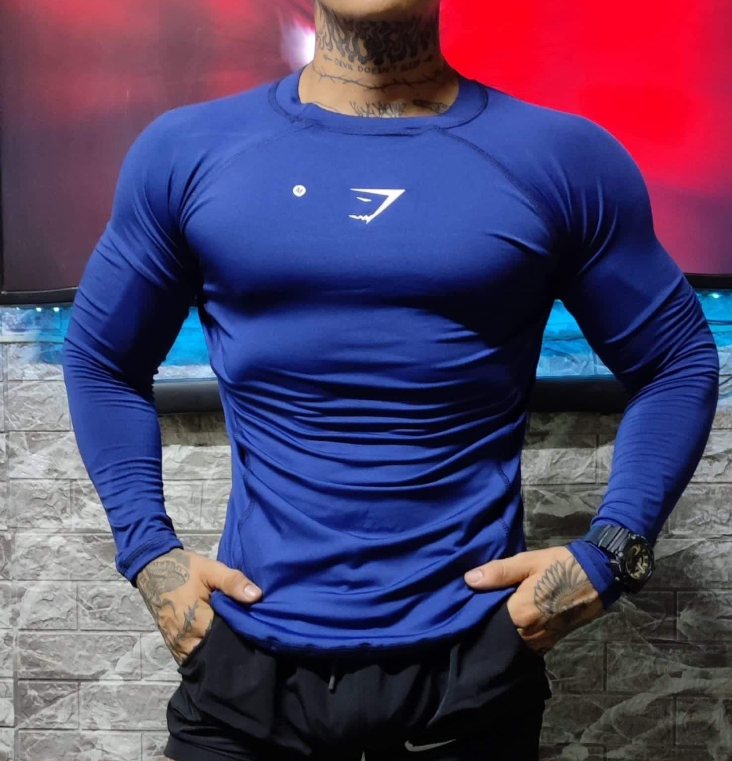 COMPRESOR GYMSHARK MANGA LARGA
