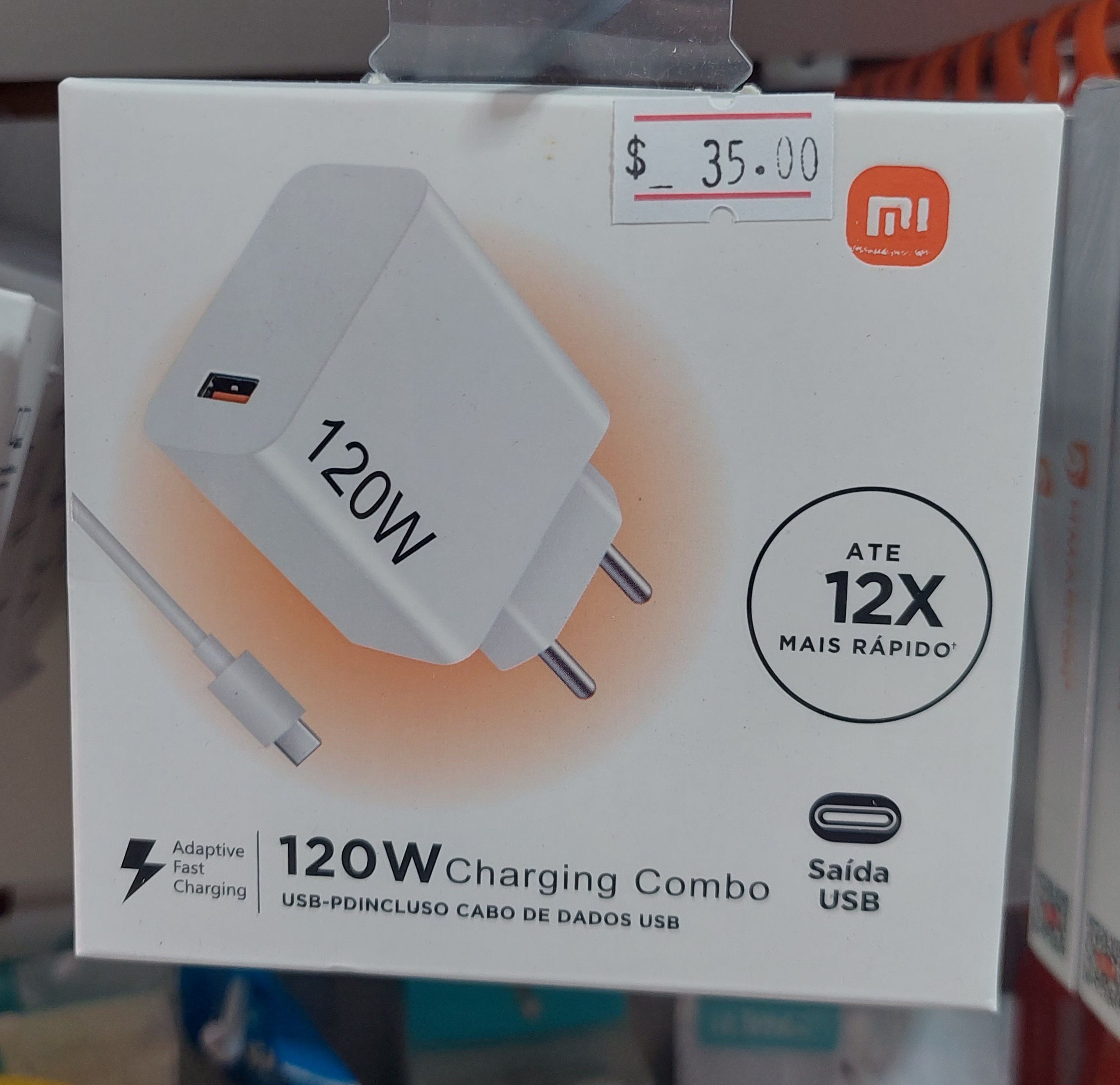 Carregador 120W Turbo Tipo C