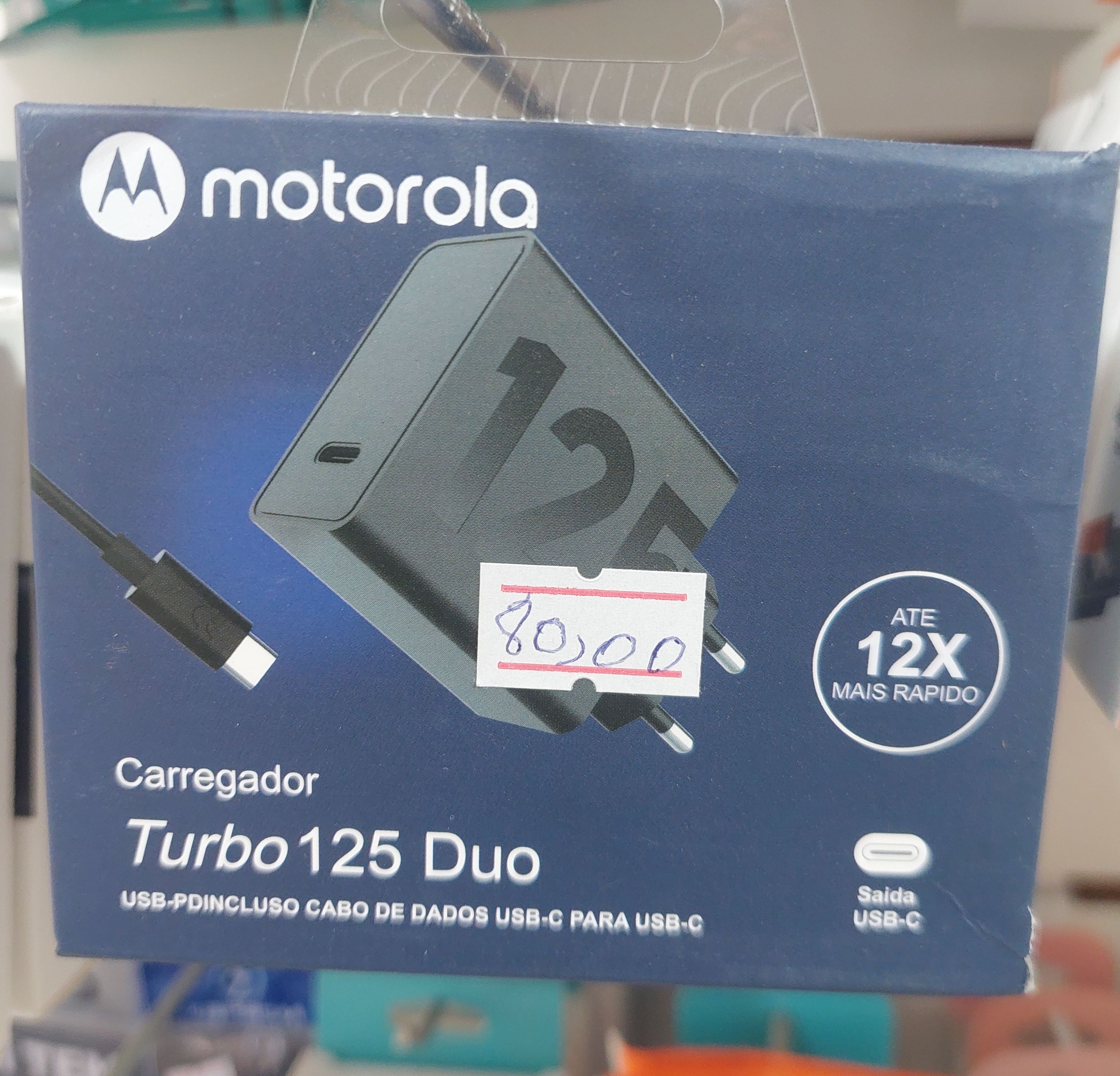 Carregador Turbo Original Tipo C