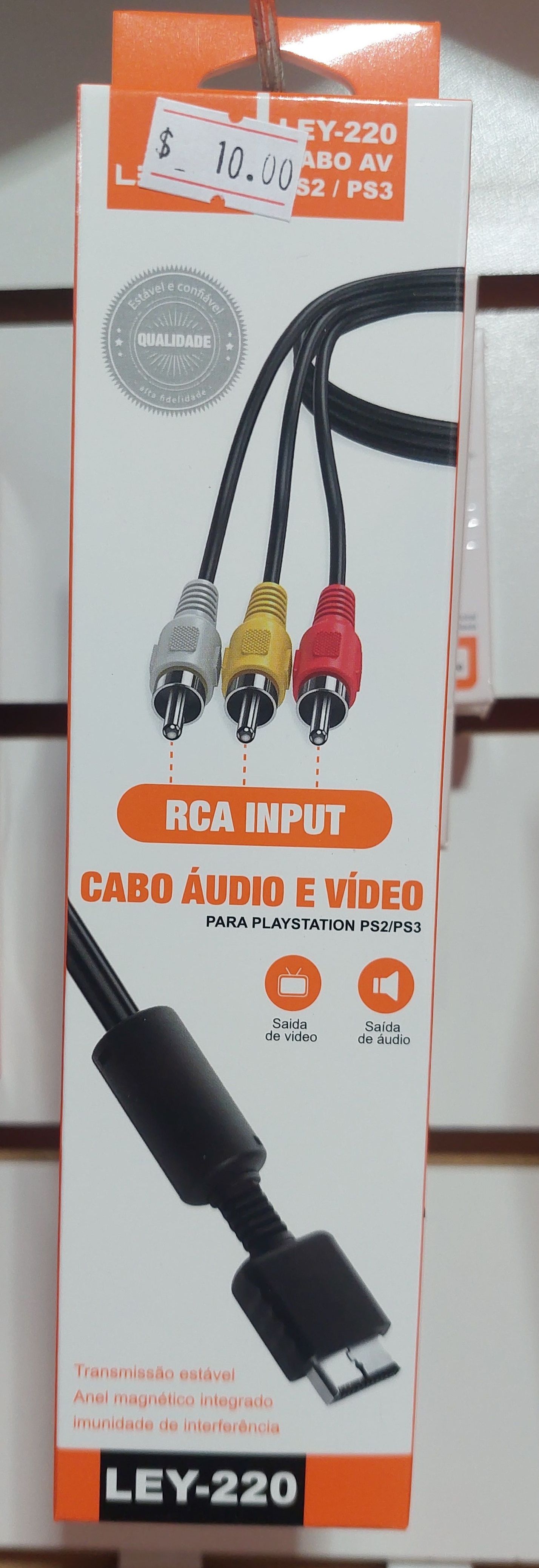 Cabo RCA PS2 PS3