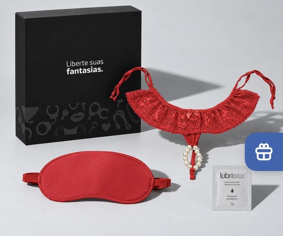 Kit Calcinha Tailandesa - Vermelha