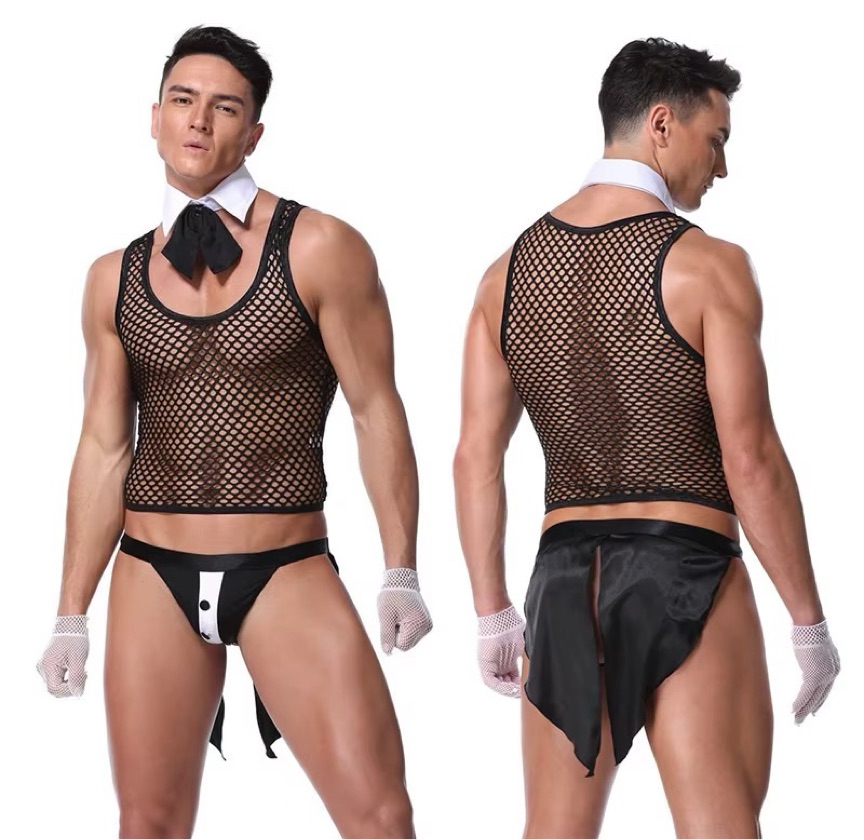 AT YOUR SERVICE FANCY BUTLER COSTUME