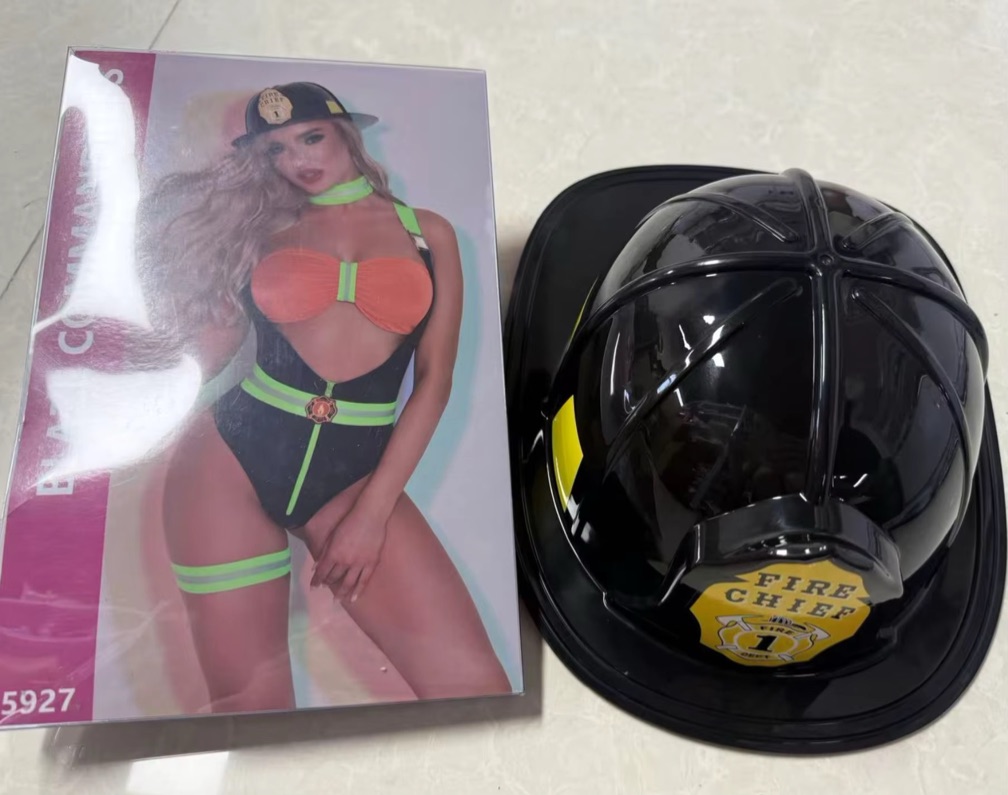 PLAY WITH FIRE Firefighter Costume Full Set
