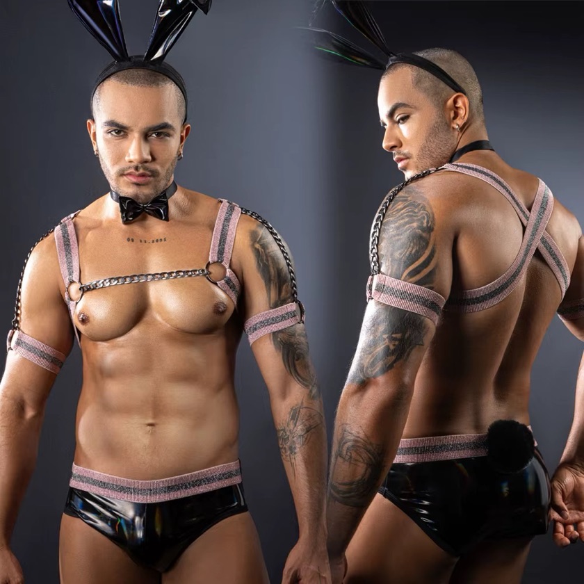 CHAIN REACTION Men’s Bunny Harness Set