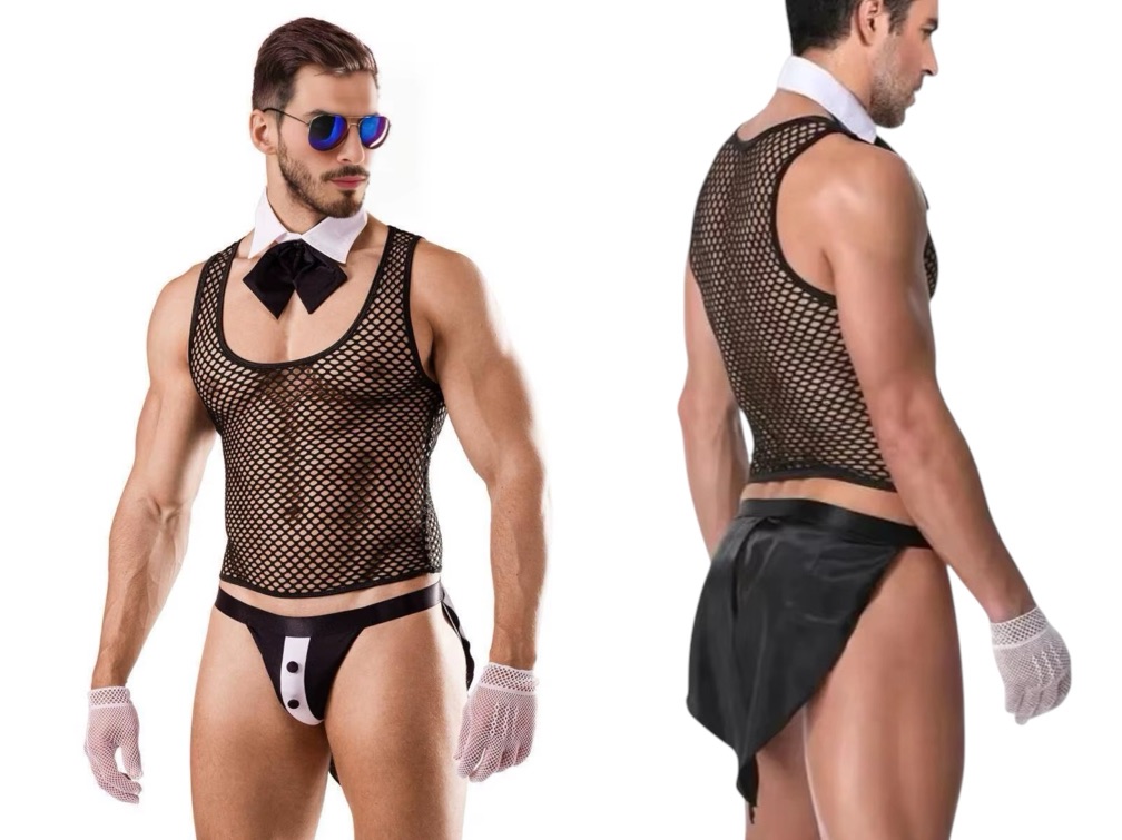 AT YOUR SERVICE FANCY BUTLER COSTUME