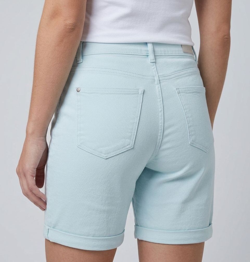 Bermuda Fem Azul