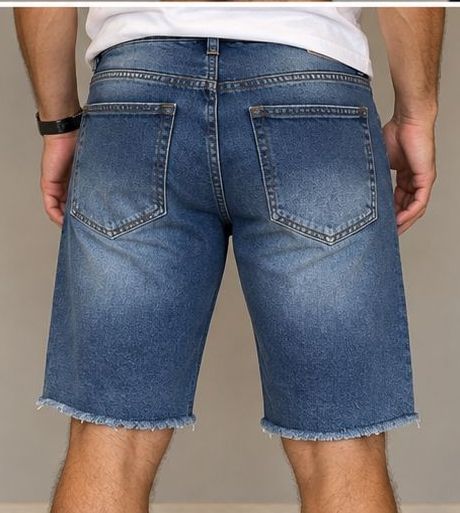 Bermuda Masc Destroyed Jeans 46
