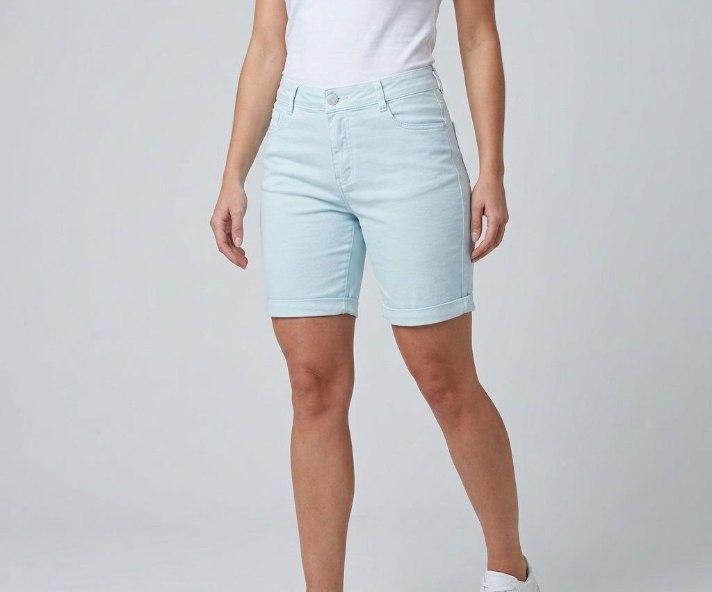Bermuda Fem Azul
