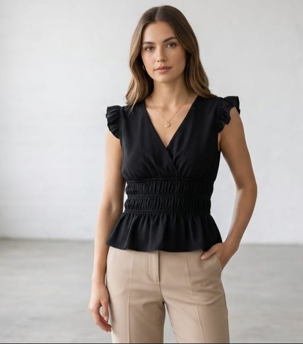 Blusa Lastéx Babado P