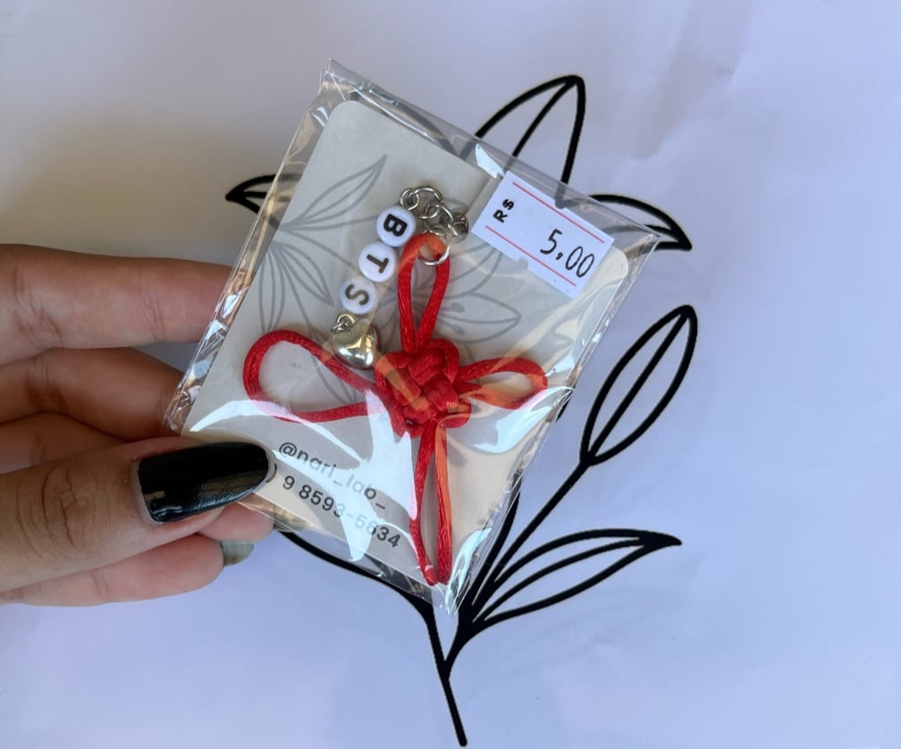 Chaveiro Laço Personalizado