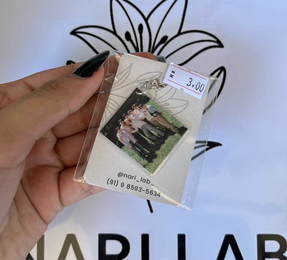 Chaveiro Mini Foto Personalizado