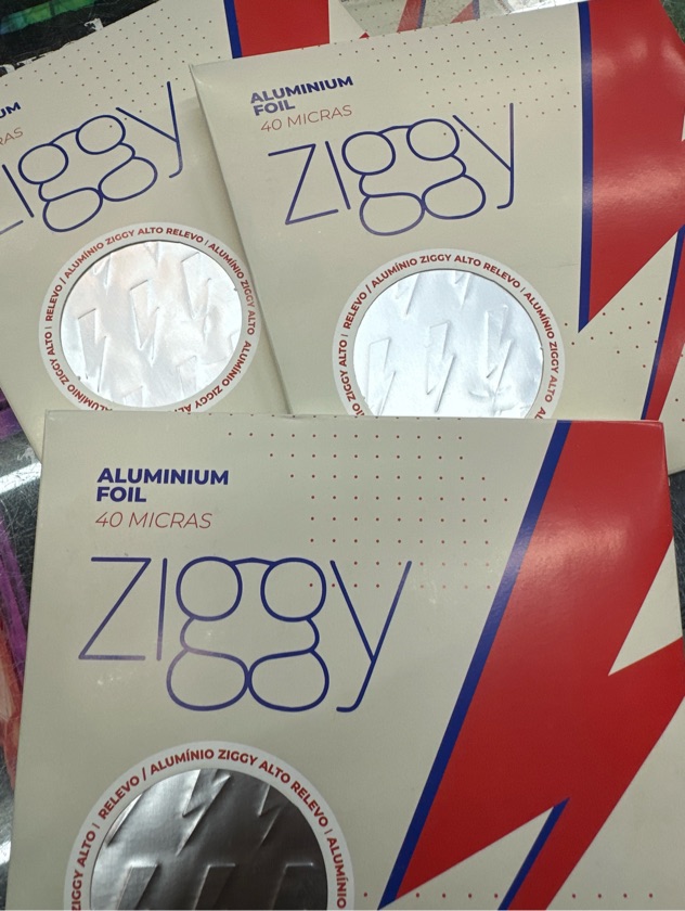 Alumínio Ziggy relevo 50 folhas