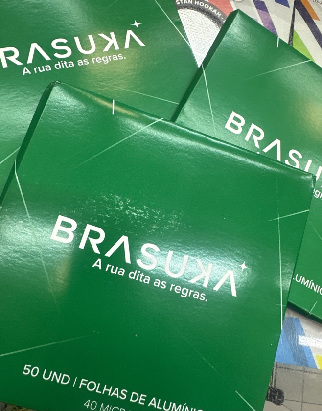 Alumínio BRAZUKA 50 folhas