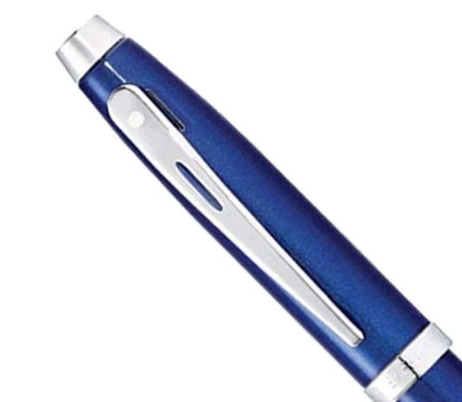Sheaffer® 100 Glossy Blue with Chrome Trims Fountain Pen