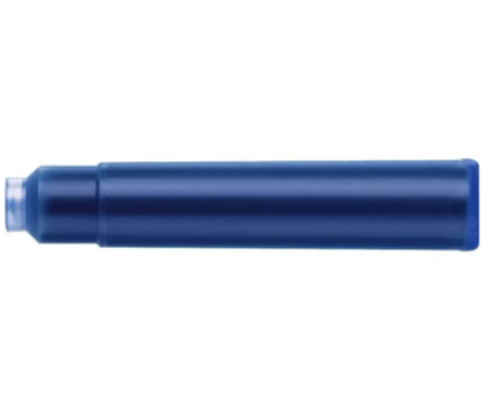Cartuchos Escolar Faber Castell Azul x 6 Medida Internacional Corto