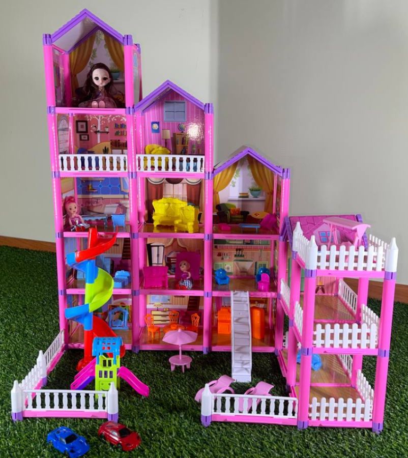 Casa de Muñecas con Accesorios - 310 Piezas