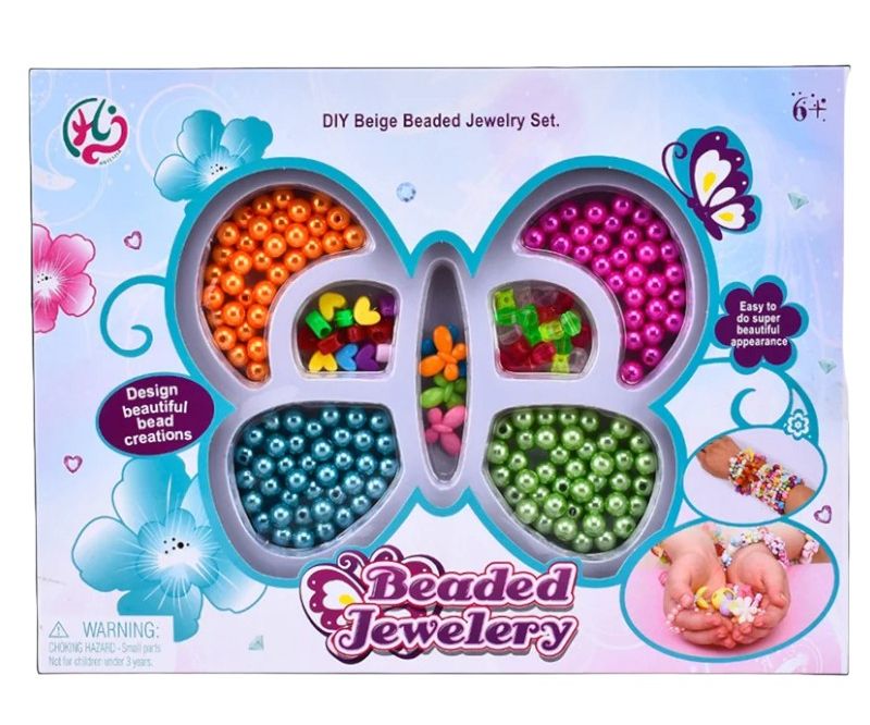Set Para Hacer Pulseras y Collares Para Niñas - Mariposa