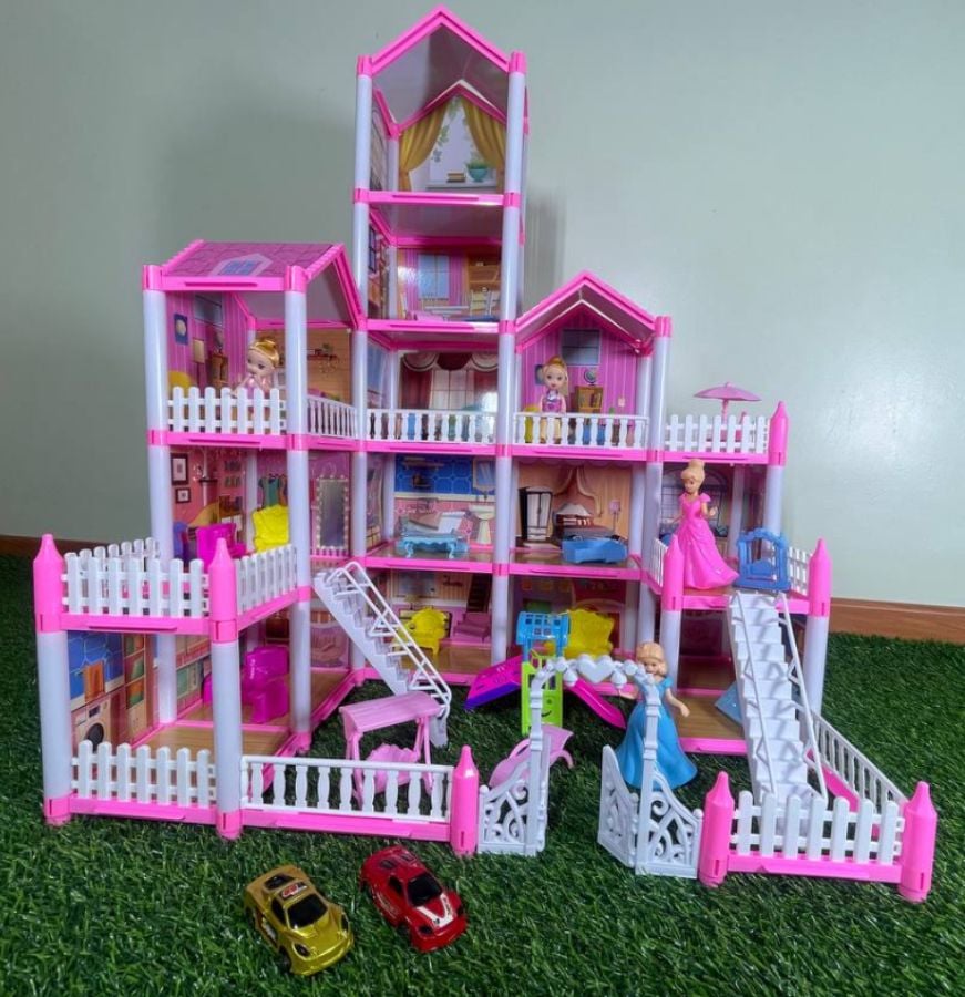 Casa de Muñecas con Accesorios - 310 Piezas