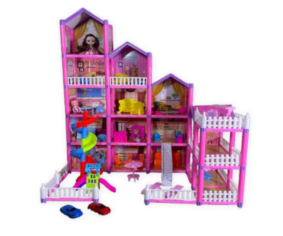 Casa de Muñecas con Accesorios - 310 Piezas