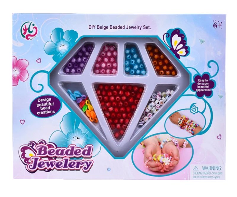 Set Para Hacer Pulseras y Collares Para Niñas - Diamante