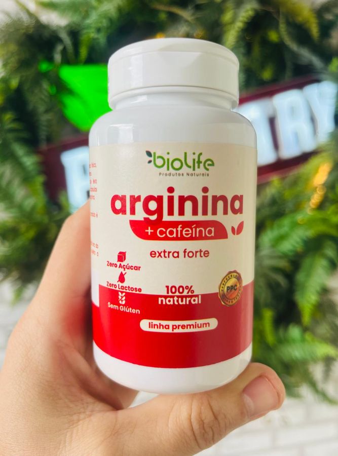 ARGININA + CAFEÍNA 30 CAPS - BIOLIFE