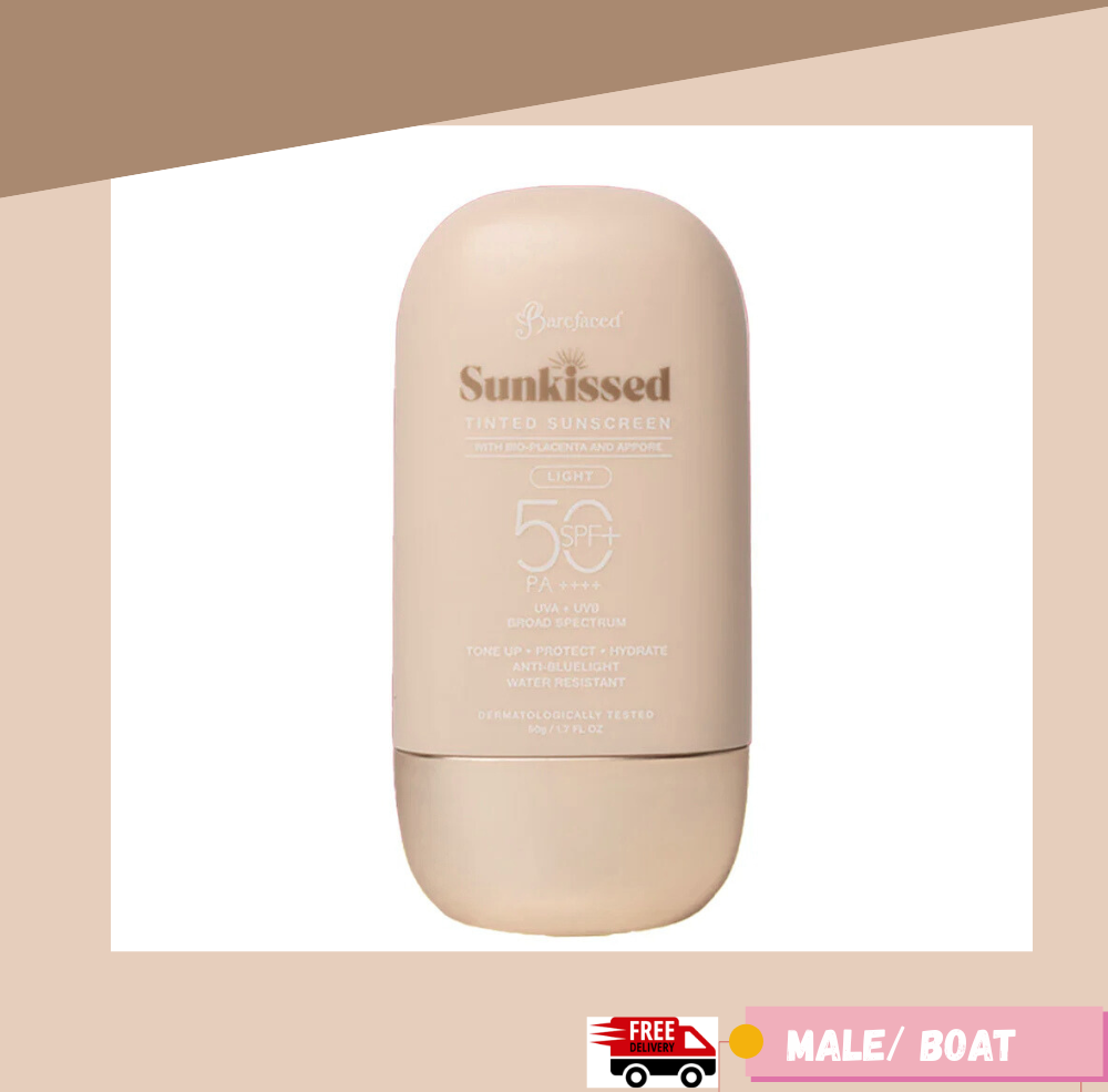 Barefaced Sunkissed Light Tinted Sunscreen SPF 50 PA ++++ 50g
