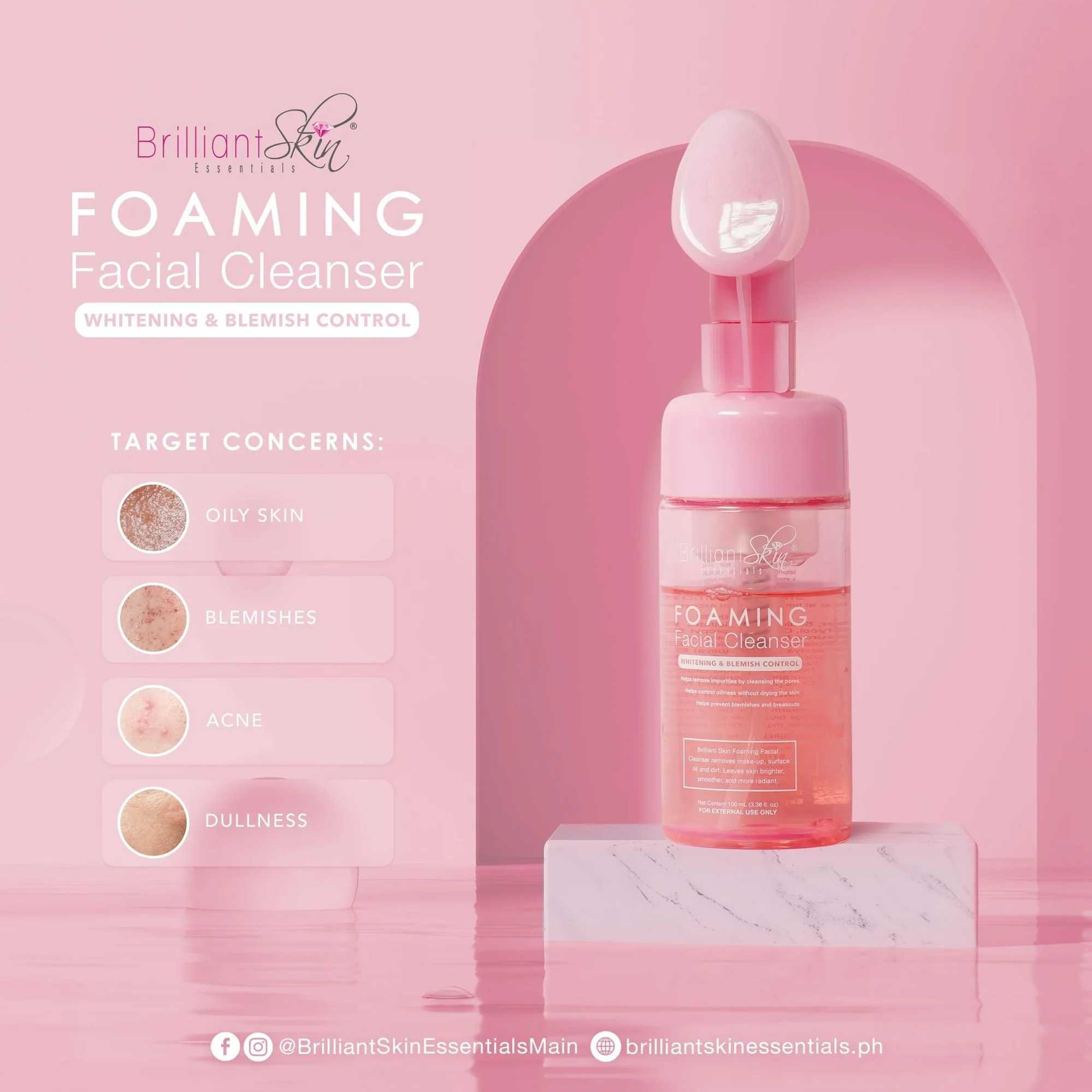 BRILLIANT SKIN ESSENTIALS Foaming Facial Cleanser