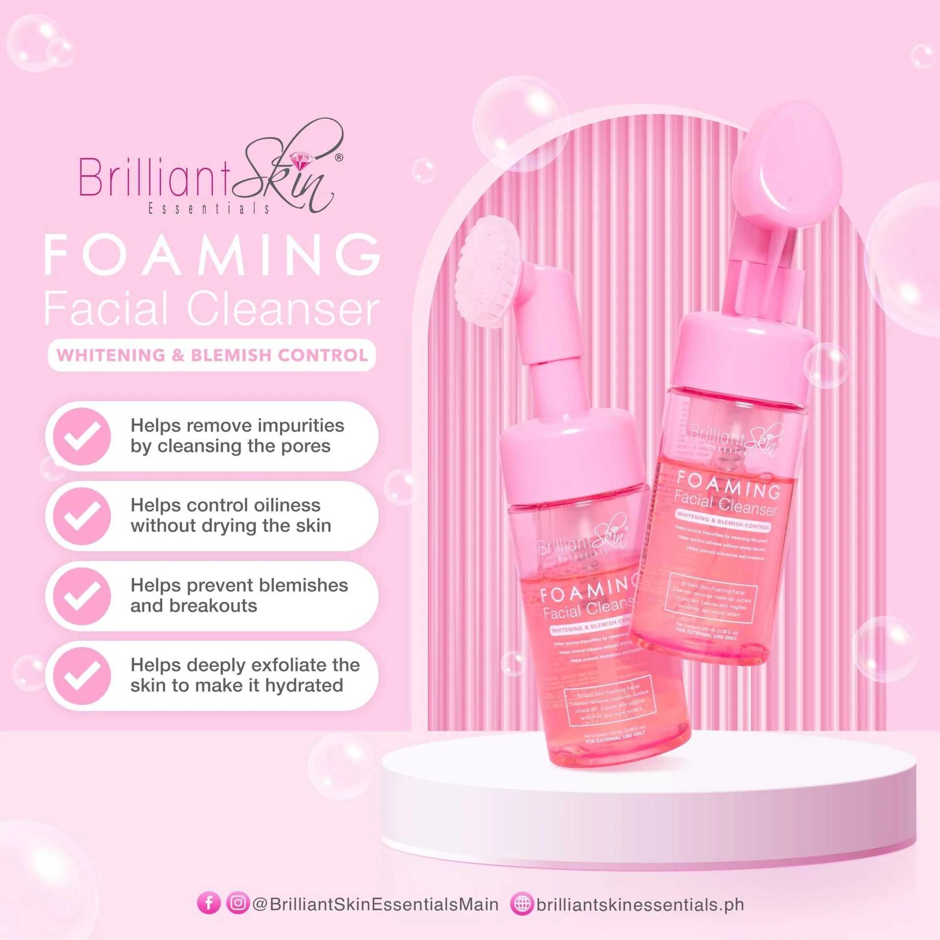 BRILLIANT SKIN ESSENTIALS Foaming Facial Cleanser