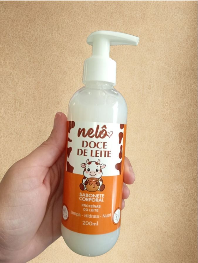 Kit Nelô Doce de Leite - Hidratante, Sabonete e Esfoliante Corporal