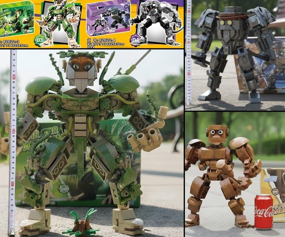 Tralalero transformer legos $94 (4pz por ñ