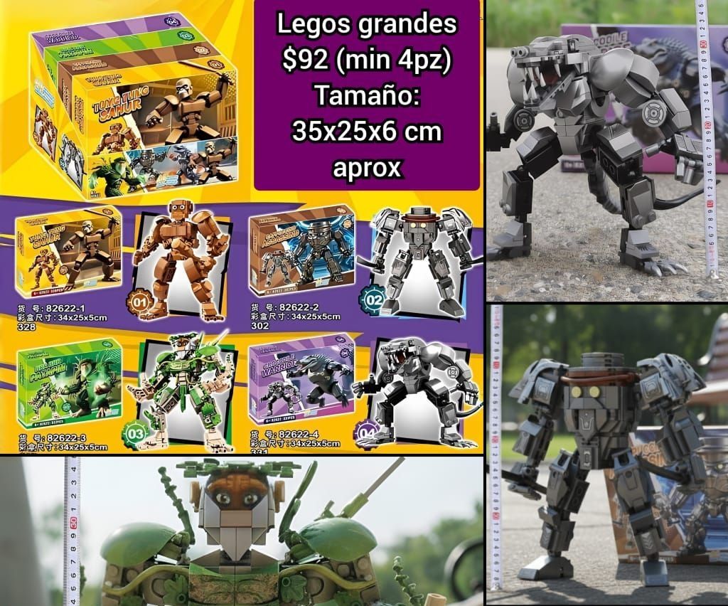 Tralalero transformer legos $94 (4pz por ñ