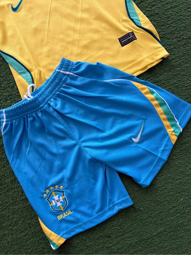 Kit Infantil Brasil Copa 2026 ( 5-6 anos 8-9 anos 10-11 anos 12-13 anos DISPONÍVEIS)