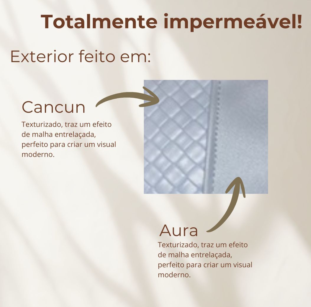 Necessaire Celeste Trapézio L - Conjunto Celeste
