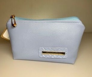 Necessaire Celeste Trapézio S -Coleção Celeste