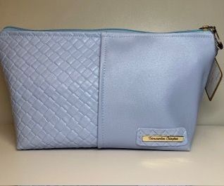 Necessaire Celeste Trapézio L - Conjunto Celeste