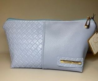 Necessaire Celeste Trapézio M - Conjunto Celeste