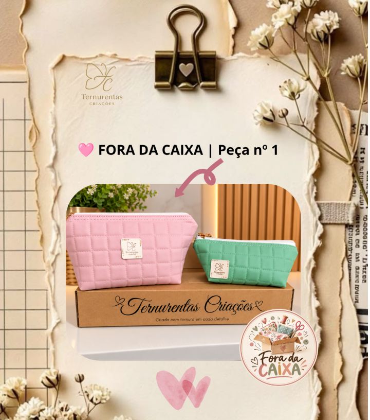 🩷 FORA DA CAIXA | Peça nº 1