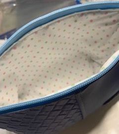 Necessaire Celeste Trapézio L - Conjunto Celeste