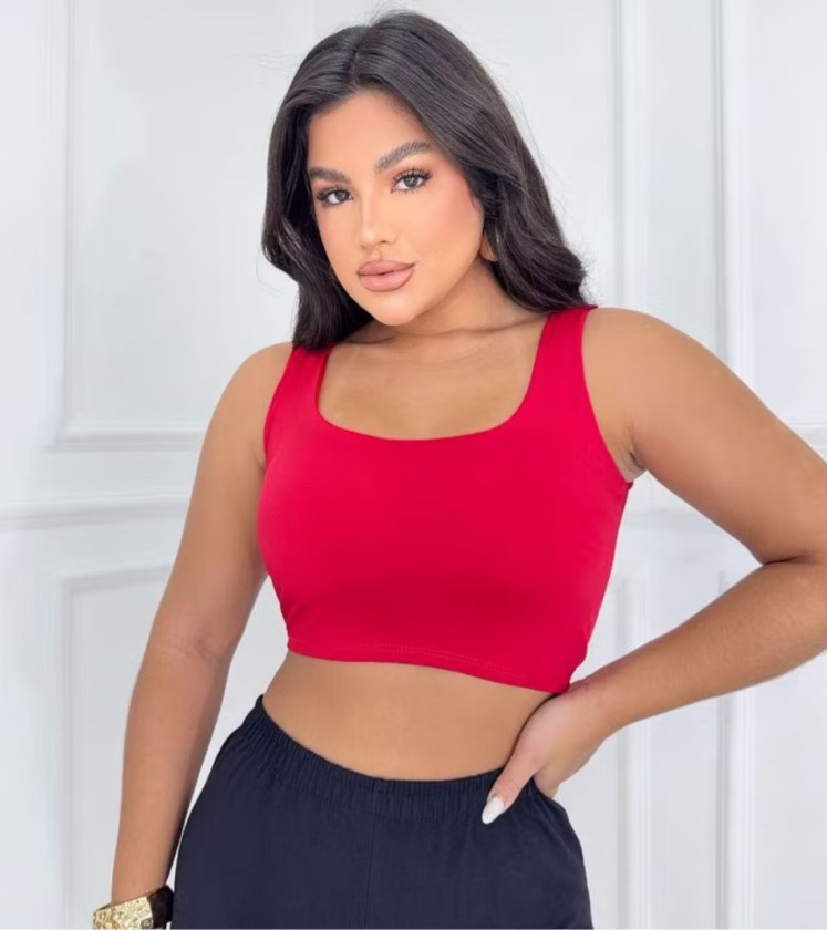 Cropped Regata Decote U
