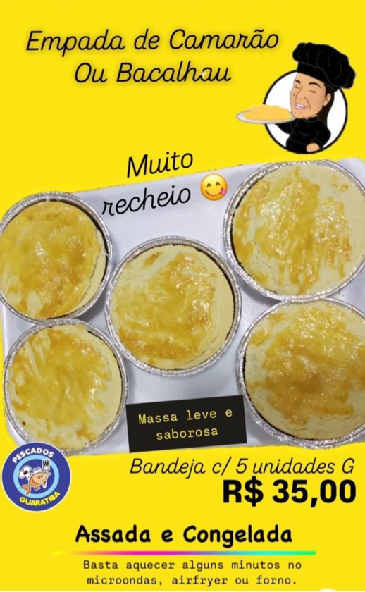 Empadas de FRANGO Band. c/5