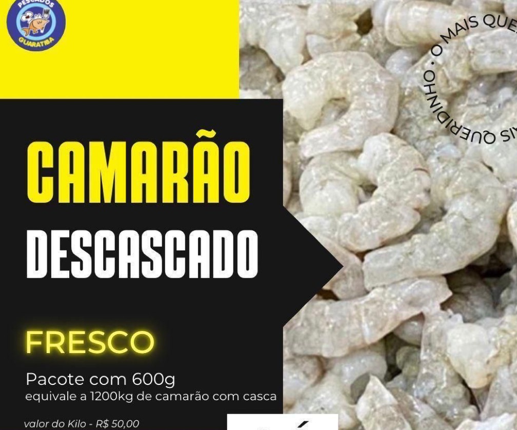 Descascado M CONG 500g Camarão