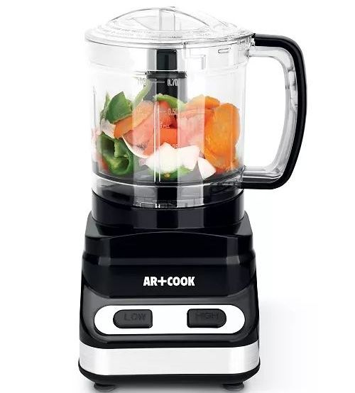 Ar+Cook Mini Procesador de alimentos, Mini Food Processor