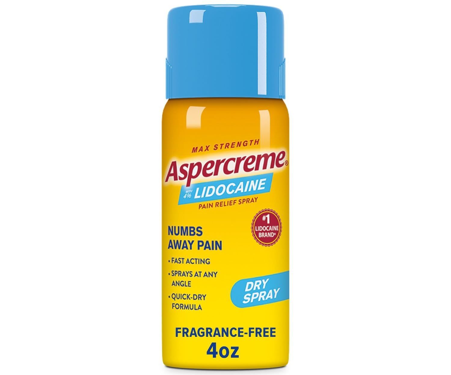 Aspercreme Lidocaína Spray para alivio del dolor, Pain Relief spay