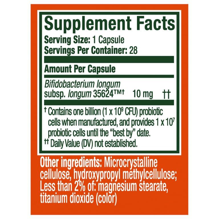 Align Probiotics para Mujer y Hombres, Soporte Digestivo 24/7, 28 Cápsulas