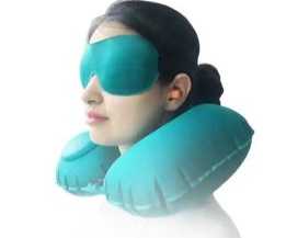 Almohada inflable en forma de U
